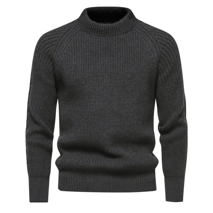 2023%20Autumn%20and%20Winter%20New%20Sweaters%20Men's%20Knitted%20Sweater%20Warm%20Fit%20High%20Quality%20Pullover%20Sweater%20Men%20-%20Image%202