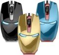 Newman Iron Man Wired Optical Gold & Black LED Gaming Mouse -Rgb Mouse. 
