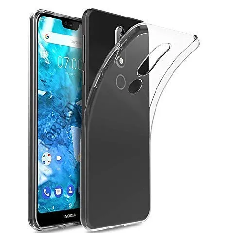 Nokia 7.1 Transparent TPU Phone Case Cover