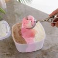 Stainless Steel Ice Cream Scoop Spoon Ice Cream Scoops Stacks Mash Potato Watermelon Spring Handle Spoon Scoop Kitchen Tools. 