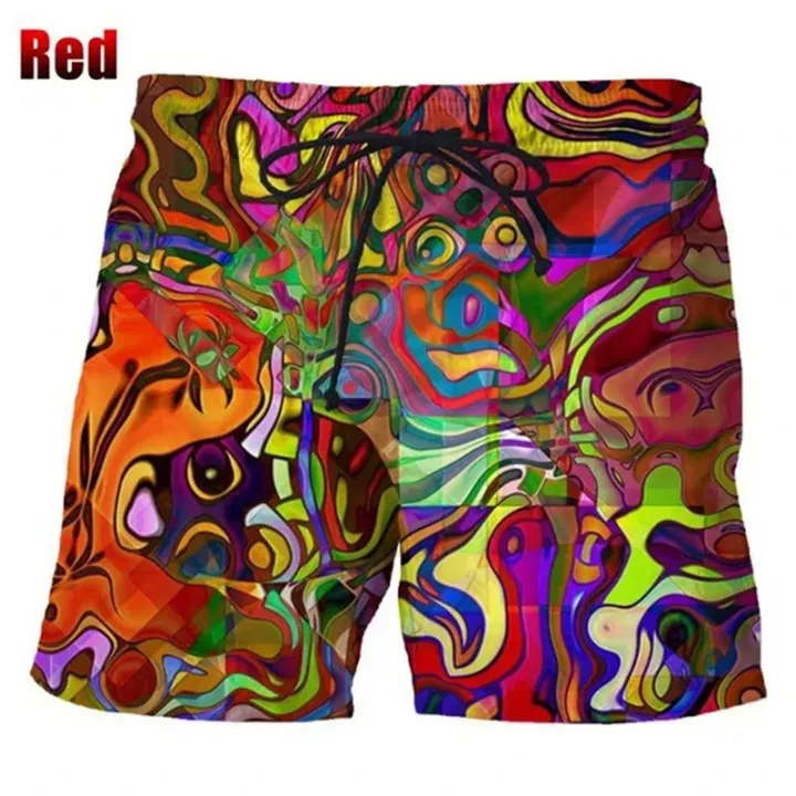 New%20Summer%20Fashion%20Colorful%203D%20Printed%20Trippy%20Psychedelic%20Abstract%20Art%20Men's%20Short%20Pant%20Unisex%20Casual%20Beach%20Swimming%20Shorts%20-%20Image%204
