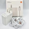 Xiaomi 67W Fast Charger and 6A USB Type C Charging Cable Set Wall Charger Single USB-A Port Power Adapter Charging for Xiaomi.