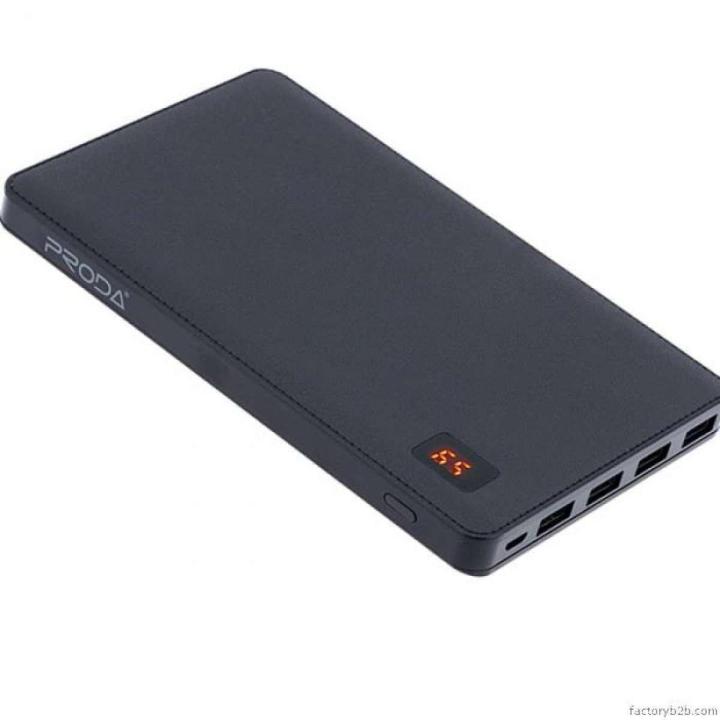 Remax Proda PP-N3 Notebook 30000mAh Power Bank 4 USB Port-Black