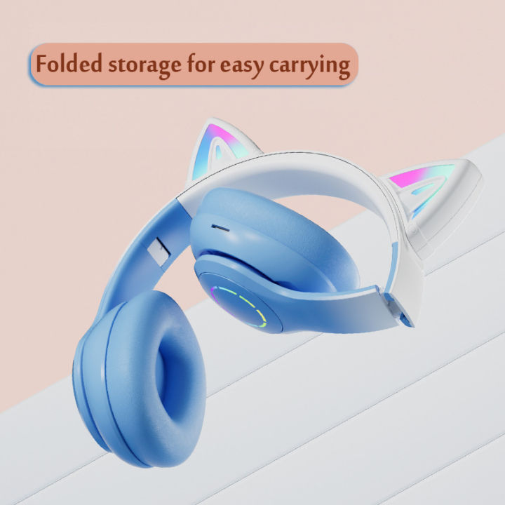 Cat%20Ear%20Headphone%20Bluetooth%20Wireless%20Music%20Headset%20Gradient%20Color%20LED%20Light%20with%20Mic%20Gamer%20Earphone%20Kids%20Lovely%20Christmas%20Gifts%20-%20Image%205