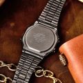 (Ready Stock) G Shock Men Watch Sport Digital Classic Square Watch Shockproof and Waterproof Stainless Steel Band Sports Business Wrist Watches with 2 Year International Warranty A168WGG-1B.