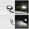 3 LED Motorcycle Tail License Plate Brake Number Plate Light. 