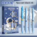 4pcs Erasable Pen Set Black Blue Ink Soft Grip Kawaii Gel Pen School Supplies Japanese Kawaii Stationery Aesthetic Pens. 