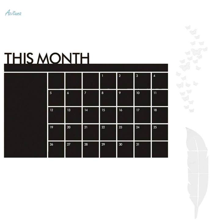 Monthly%20Planner%20Calendar%20Blackboard%20Removable%20Wall%20Sticker%20Chalk%20Board%20Decal%20-%20Image%206