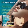 Outdoor Gel Mask Sunscreen Mask Sunblock Face Patch for Golf UV Protection Sports Cycling Breathable Moisturizing Facial Mask. 