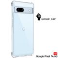 Google Pixel 7A Airbag Silicone Case Crystal Clear Soft Tpu - Transparen. 