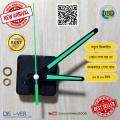 Silent Wall Clock Movement Kit Replacement Mechanism with Hands, Smooth Sweep, Easy DIY Wall Clock Fix.