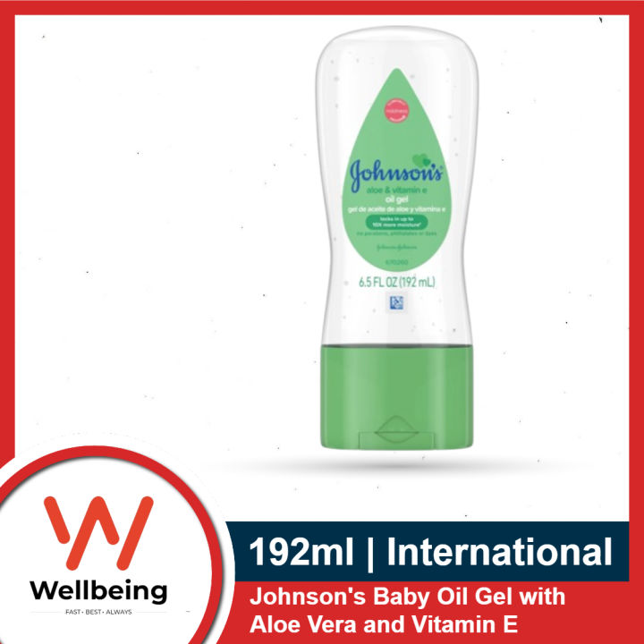 Johnson's Baby Oil Gel with Aloe Vera and Vitamin E 192ml | International |  Daraz.com.bd