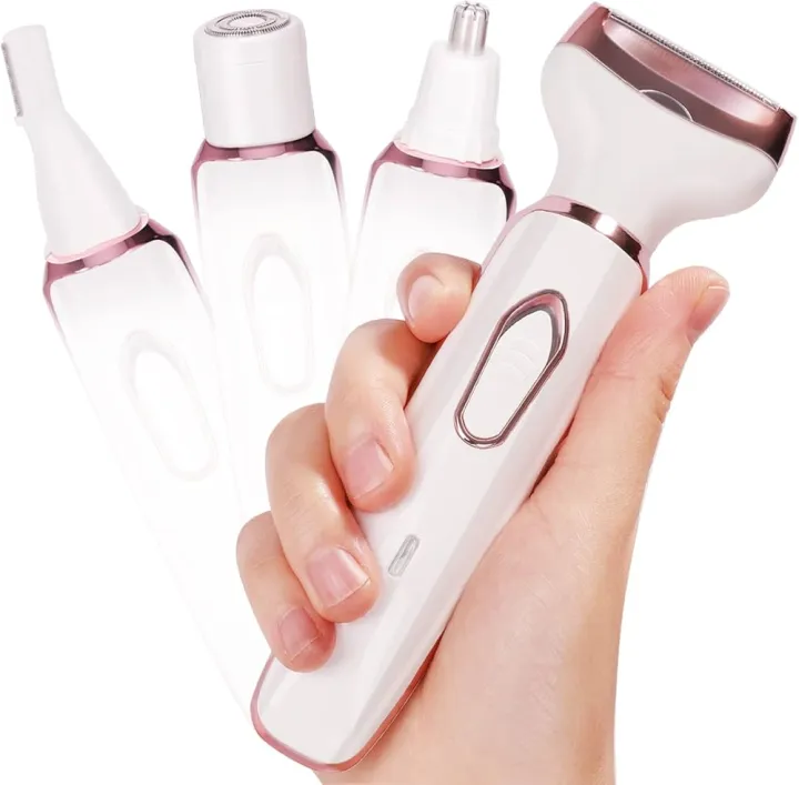 4-in-1%20Electric%20Razor%20for%20Women%20-%20Rechargeable%20Painless%20Body%20&%20Facial%20Hair%20Remover,%20Bikini%20Trimmer%20for%20Legs,%20Underarm%20&%20Face,%20Portable%20Women's%20Shaver%20Set%20with%20Smooth%20Glide%20Technology%20-%20Image%204