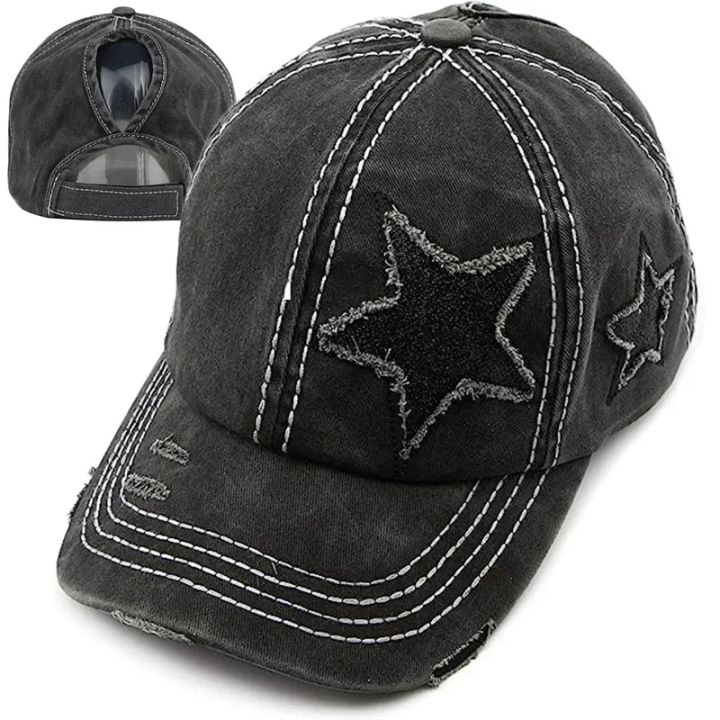 Retro%20Y2K%20Star%20Washed%20Denim%20Hole%20star%20Baseball%20cap%20Snapback%20Hats%20Autumn%20Summer%20fishing%20Hat%20Men%20Women%20Caps%20Casquette%20hats%20Gorras%20-%20Image%205