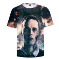 Game detroit become human 3D T Shirt Men Women detroit : become human connor RK800 Short Sleeve T-Shirt Male Tshirt Streetwear. 