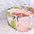 120CM Foldable Bathtub Double Non-Inflatable Bath Tub Household Portable Large Full Body Bath Barrel With Frame For Adults. 