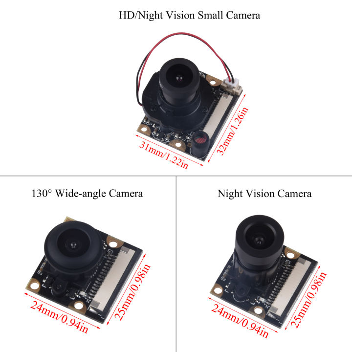 Raspberry%20Pi%20Day/Night%20Vision%20Camera%20Module%2065%C2%B0/75%C2%B0/130%C2%B0/175%C2%B0%205MP%20Webcam%20With%20Sensor%20IR%20Light%20For%20Raspberry%20Pi%204B/3B+/3B%20Zero%20W%20-%20Image%203