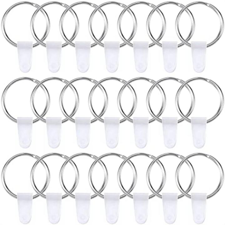 100 Sets Keychain Rings for Crafts Round Split Key Rings Metal Keychain ...