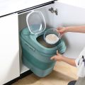 Foldable Food Storage Container Rice Bucket Cereal Dispenser Tank Pet Food Container Pet Supplies Kitchen Storage Organizer. 