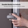 Home Cabinet Kids Child Lock Fridge Door Lock Baby Safety Freezer Lock Refrigerator Catch.