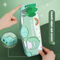 Multi-function Stationery Box Primary School Button Student Pen Case Pencil School Cabinet Case Cute Box Cartoon Stationery Y4K4.