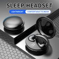 Sleep Invisible Earphone Mini Hidden Headphones In Ear IPX5 Waterproof Wireless Bluetooth Earbuds with Mic HIFI Music Headset. 