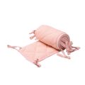 Cotton Crib Bumper Protection Wrap Edge Baby Anti-bite Solid Color Bed Fence Guardrail Baby Care Baby Safety Products. 