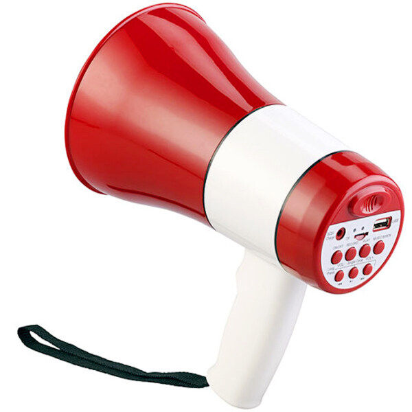 Hand Mike 619U Handheld Lithium Professional Portable 30 Watt Megaphone Loud Speaker