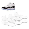 XHHDQES Floating Shoe Display Stand - 6 Shoe Shelf for Wall - Sneaker Levitation Display Shoe Wall Shelf. 