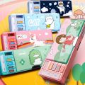 ✿in stock Multifunction Pencil Case Dinosaur astronaut automatic Pop Up Stationery Organizer Box Cute Pattern School Supplies Multifunction Pencil box for Boys Girls.