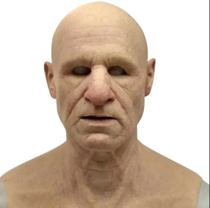 Cosplay%20Bald%20Old%20Man%20Wrinkle%20Face%20Mask%20Halloween%20Party%20Carnival%20Props%20-%20Image%202
