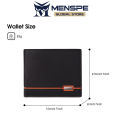 MENSPE Men Wallet Card Case Soft PU Wallet Business Wallets H Zipper Multi-Card Position ID Credit Cards Holders Solid Color Travel Purses Pouch. 