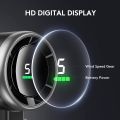 Foldable Handheld Fan, Portable High Speed Rechargeable 10000mAh Mini Turbo Fan, Digital Display, 5 Speed Adjustable Personal Small Pocket, Gifts for Women Men Travel Camp Outdoor Office.