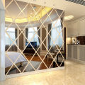 3D Mirror Stickers Acrylic Triangles Self-adhesive Diamonds DIY Wall Mirror Stickers for Living Room Home Decor 10/17/32/58Pcs.