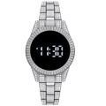 Women Diamond Touch Screen LED Watch Fashion Steel Band Electronic Watches for Girl. 