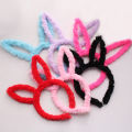 Cute Bunny Rabbit Ears Headband Children Adult Soft Furry Plush Hair Band Animal Washing Headband Hair Accessories Headwear Yao Store. 