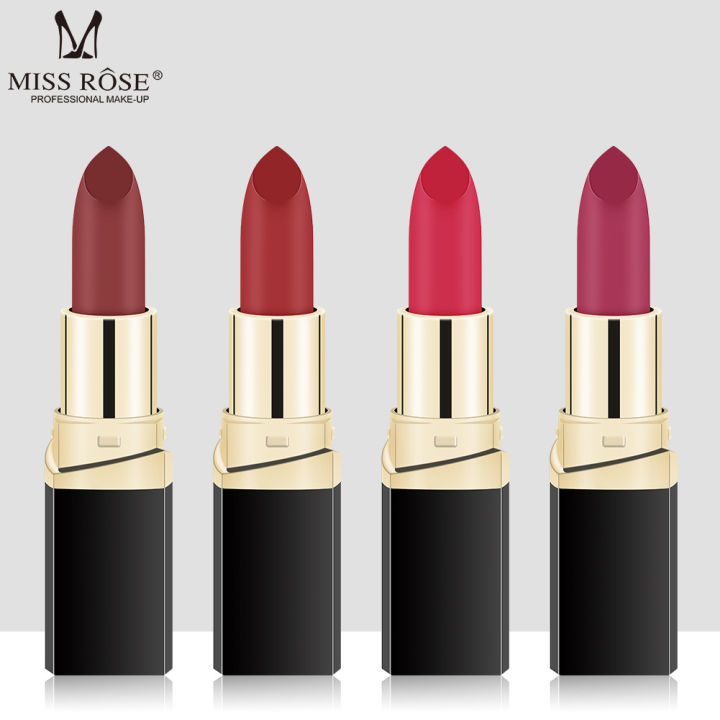 MISS ROSE Mist Matte Lipstick Square Tube Dry Lipstick Lipstick Makeup