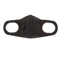 Reusable Black Anti Dust Mask PM2.5 Breathing Filter Valve Face Mouth Masks Cover Washable Anti Fog Haze Respirator Men Women.