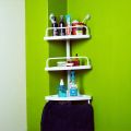 Stylish & Durable: Elite Washroom Corner Rack for Modern Homes.