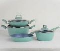 MGC/ Prestiege 7 Pcs Cookware Set For Superior Release -1Pc Casserol, 1Pc Fry pan, 1Pc Karai, 1Pc Milk pan and 3 lids Gift And Home Use.