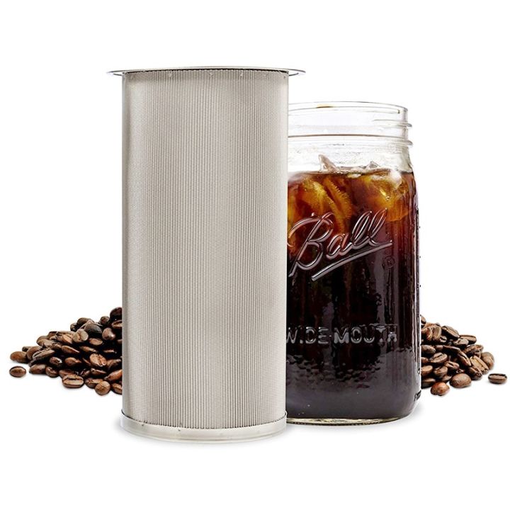 Coffee%20Filter%20304%20Top%20Food%20Grade%20Stainless%20Steel%20Tea%20Cold%20Brew%20Coffee%20Maker%20Reu%20Strainer%20Mesh%20Wide%20Mouth%20Mason%20Jar%20Filter%20-%20Image%206