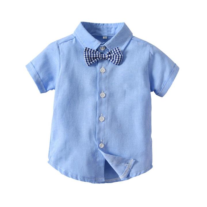 BlingBlingStar%20Infant%20Baby%20Boys%20Gentleman%20Bow%20Tie%20T-Shirt%20Tops+Shorts%20Overalls%20Outfits%20Clothes%20-%20Image%205