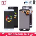 Display Complete unit for OnePlus 3 Three A3000 A3003 5.5 OnePlus 3T A3010 + Frame Repai white.