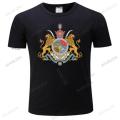 men O-neck summer short sleeve Arms of Iranian Shahs T shirt iran 1979 arms of arms persia lion shah crown fashion tee-shirt.