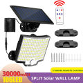 106LED Split Solar Lamp 3 Lighting Mode Outdoor Decoration Sunlight Wall Light PIR Motion Sensor Waterproof Garden Garage Lamp. 