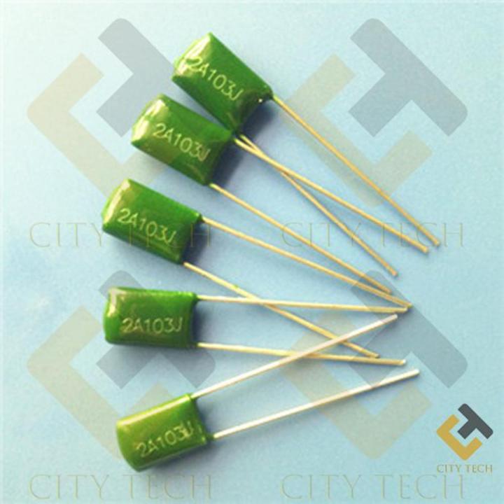 Mylar Polyester Film 10NJ/103J Capacitor 100V-25Pcs