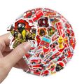 50 Pcs/Set Fire Truck Graffiti Sticker for Kids Notebook Hand Account Pencil Case Decoration Waterproof Label Stickers.