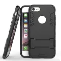 Armor Case For iPhone 6 Plus / iPhone 6s Plus 6s+ Hard Case Cover with Rubber Grip and Kickstand Made of Virgin Plastic X1 Dual Armor Cases and Cover Black Navy Blue. 