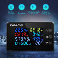 KWS-AC301 Wattmeter Power Meter Voltmeter AC 50-300V Voltage 8 In 1 Multifunction AC Electricity Meter 0-20/100A Detector.