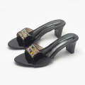 Block-Heel Shoes for Women- White. 